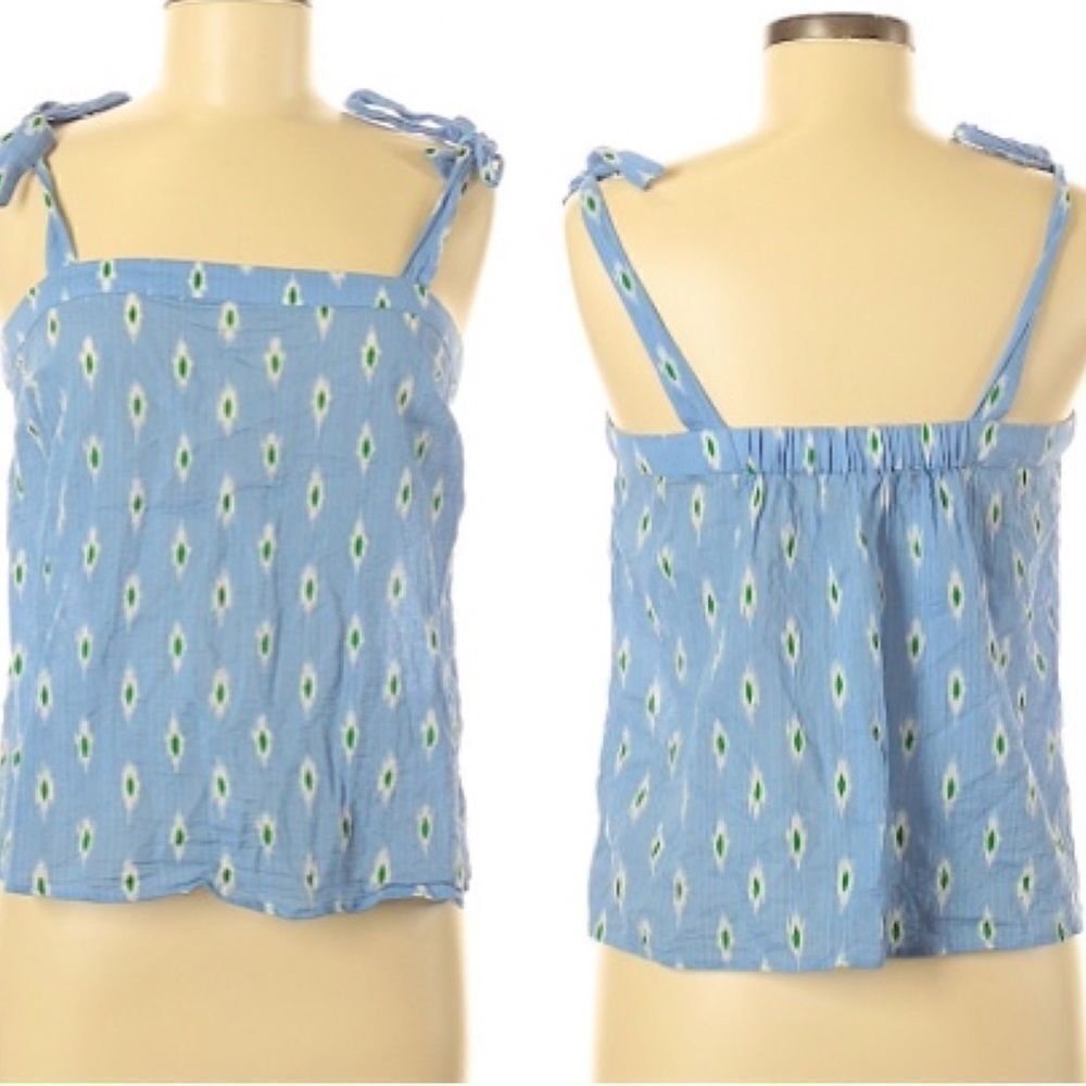 J. CREW TIE STRAPS TANK TOP - Picture 2 of 7